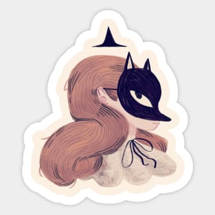 Fox Face Sticker